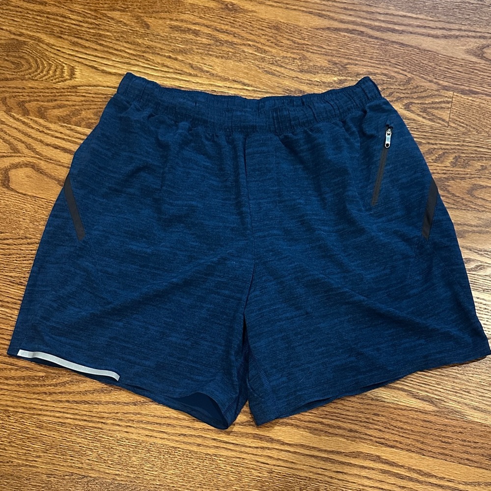Lululemon Athletica Dark Blue Athletic Shorts